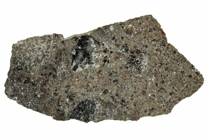 Polished Lunar Meteorite ( g) Slice - Ash Shaqqah #355999